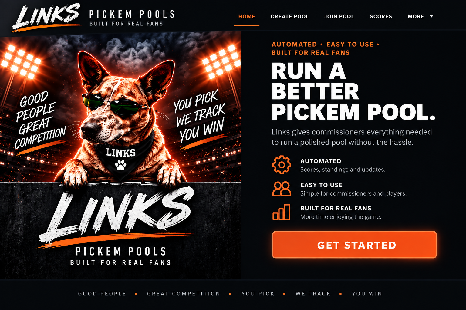 Links Pickem Pools — Built for Real Fans